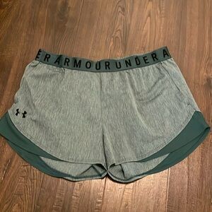 Green Under Armour shorts, Large